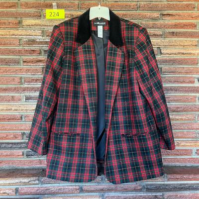 Sag Harbor Plaid Blazer