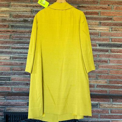 Very cool Mustard colored coat!