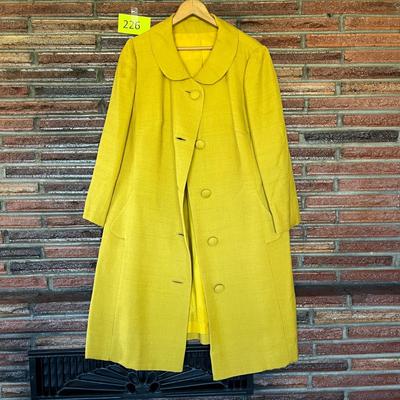 Very cool Mustard colored coat!