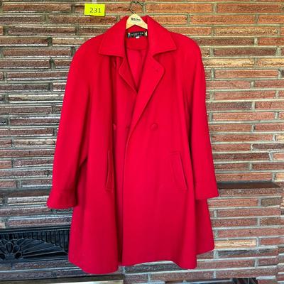 Komitor Wool Red coat