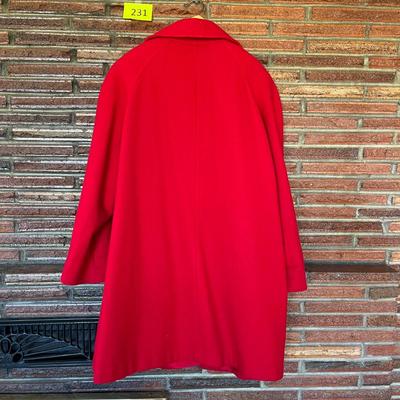 Komitor Wool Red coat