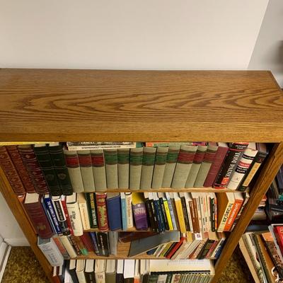 Wooden Book Shelf ( books sold in separate auction)