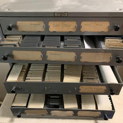Brumberger Slide Filing Drawers Full of some pretty cool slides!