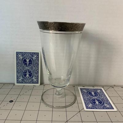 Silver Rimmed Glasses - Large