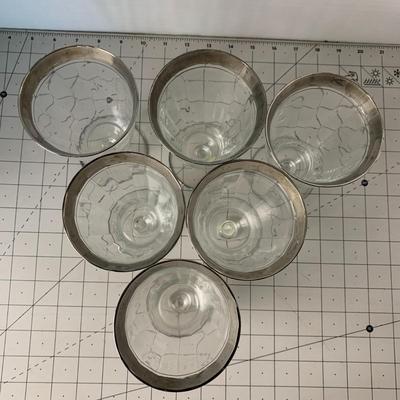 Silver Rimmed Glasses - Large