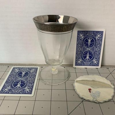 Silver Rimmed Glasses - Small