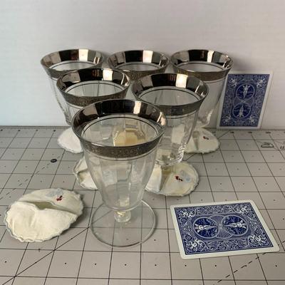 Silver Rimmed Glasses - Small