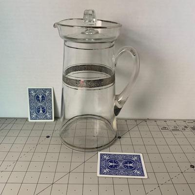 Silver Band Pitcher