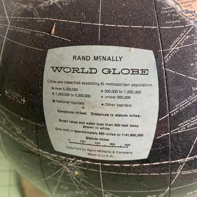 Rand McNally World Globe