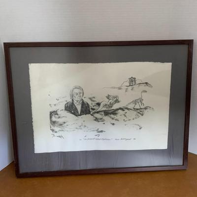 Framed Drawing - Sir Richard's Worst Nightmare