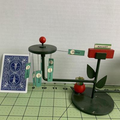 Mid-Century Perpetual Desk Calendar
