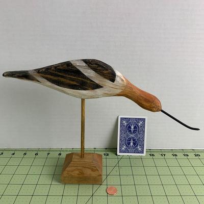 Wooden Bird Sculpture