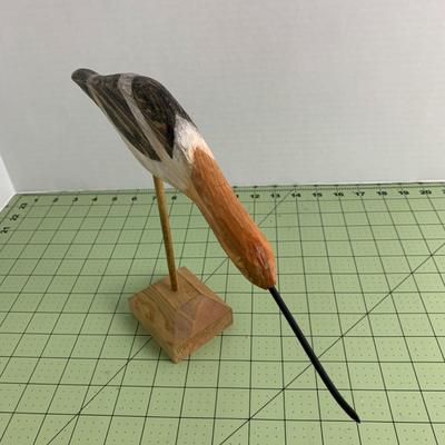 Wooden Bird Sculpture
