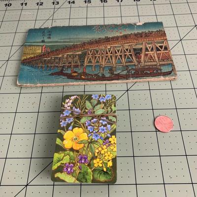 Deck of Cards and Foreign Art Card