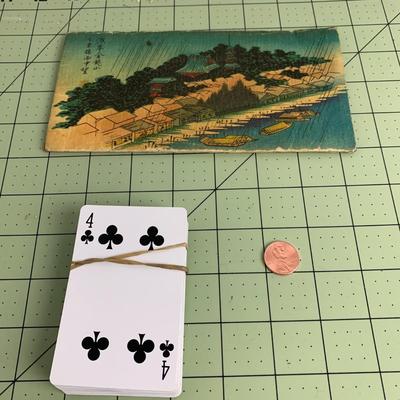 Deck of Cards and Foreign Art Card