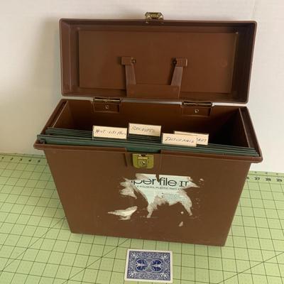 Brown Filing Case