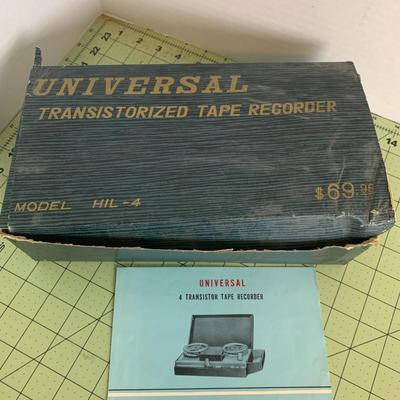 Vintage 4 Transistor Tape Recorder