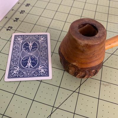 Wooden Carved Pipe