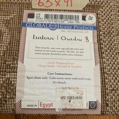Beige Indoor/Outdoor Rug