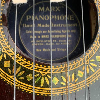 Vintage Marx Pianophone Harp Set