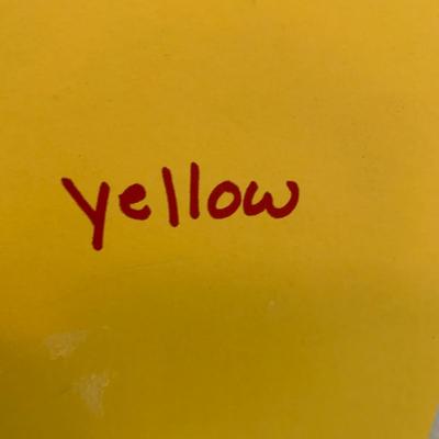 Vintage Yellow Desk Lamp