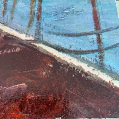 Boats in Harbor Print