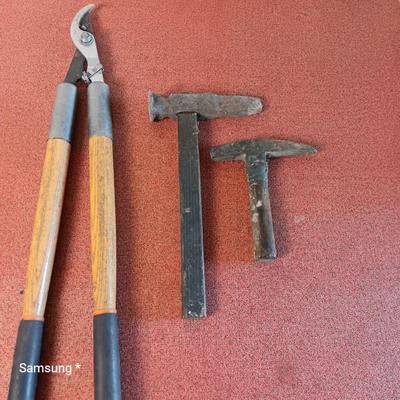 Branch Trimmers & Blacksmith Hammers
