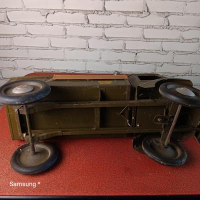 Ride 'Em Keystone Toy - US Army Metal Truck