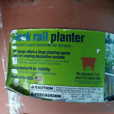 Deck Rail Planter