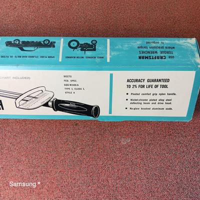 Craftsman Torque Wrench