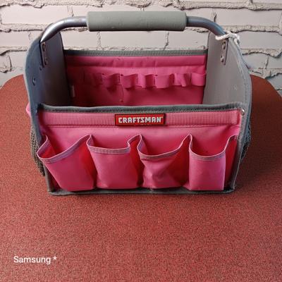 Pink Craftsman Tool Bag