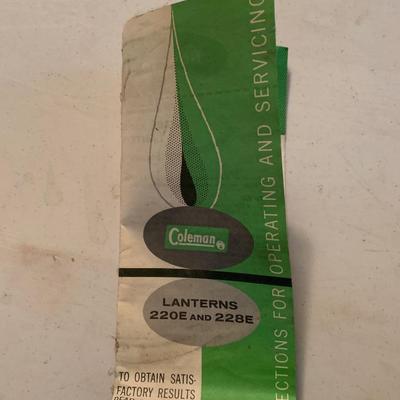 Coleman Stove and Lantern
