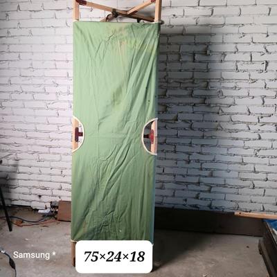 Vintage Wooden Canvas Cot