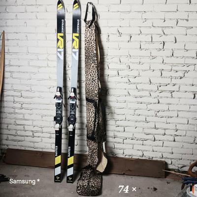 Dynamic VR17 Skis with Bindings and Cheetah Travel Bag