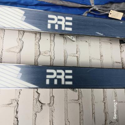 PRE-1200 Special Edition Skis with Bindings and Blue Travel Bag
