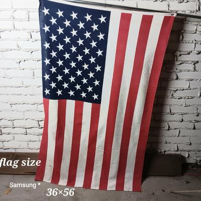 American Flag with Pole