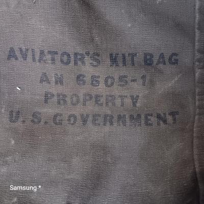 Green Aviator's Kit Bag