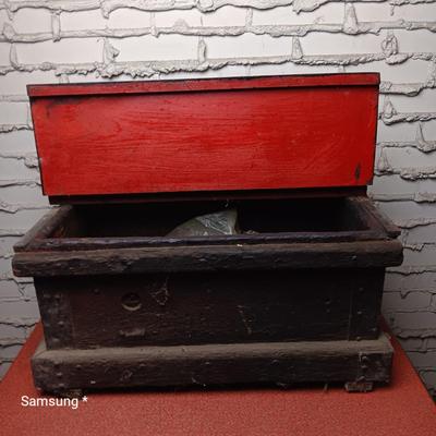 Wood Box with Accessories