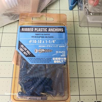 Small Item Organizer with Various Screws & Such 