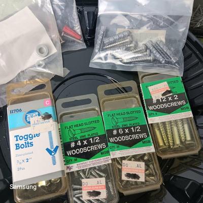 Variety of Screws and Bolts