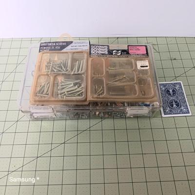 Screw Assortment with Clear Organizer