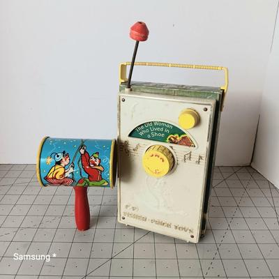 Vintage Fisher-Price Music Box TV Radio