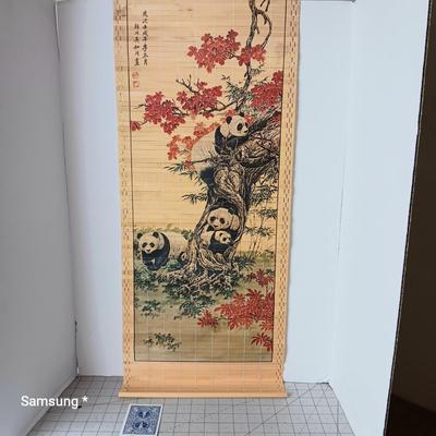 Asian Hanging Bamboo Scroll
