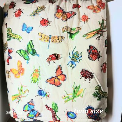Twin Size Insect Blanket