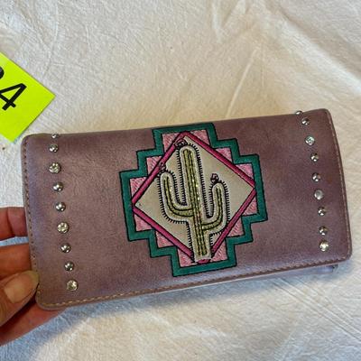 Purple purse & wallet