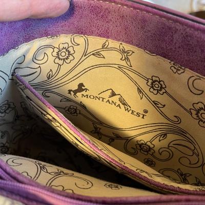Purple purse & wallet