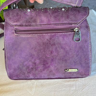 Purple purse & wallet