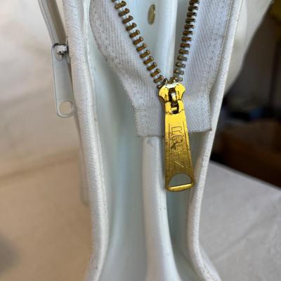2 Larger white purses