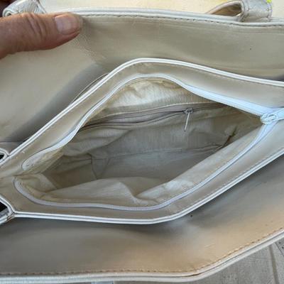 2 Larger white purses