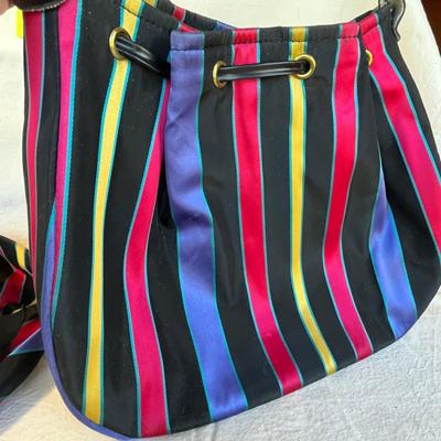 Striped Purse & Hat